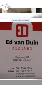 Kozijn met dubbele tuin paneel deuren, Nieuw, Ophalen of Verzenden, Buitendeur, Hout