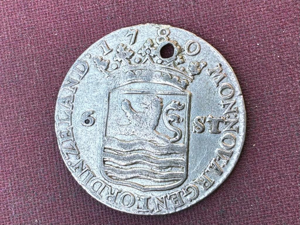 Scheepjesschelling, Postzegels en Munten, Munten | Nederland, Ophalen of Verzenden, Vóór koninkrijk