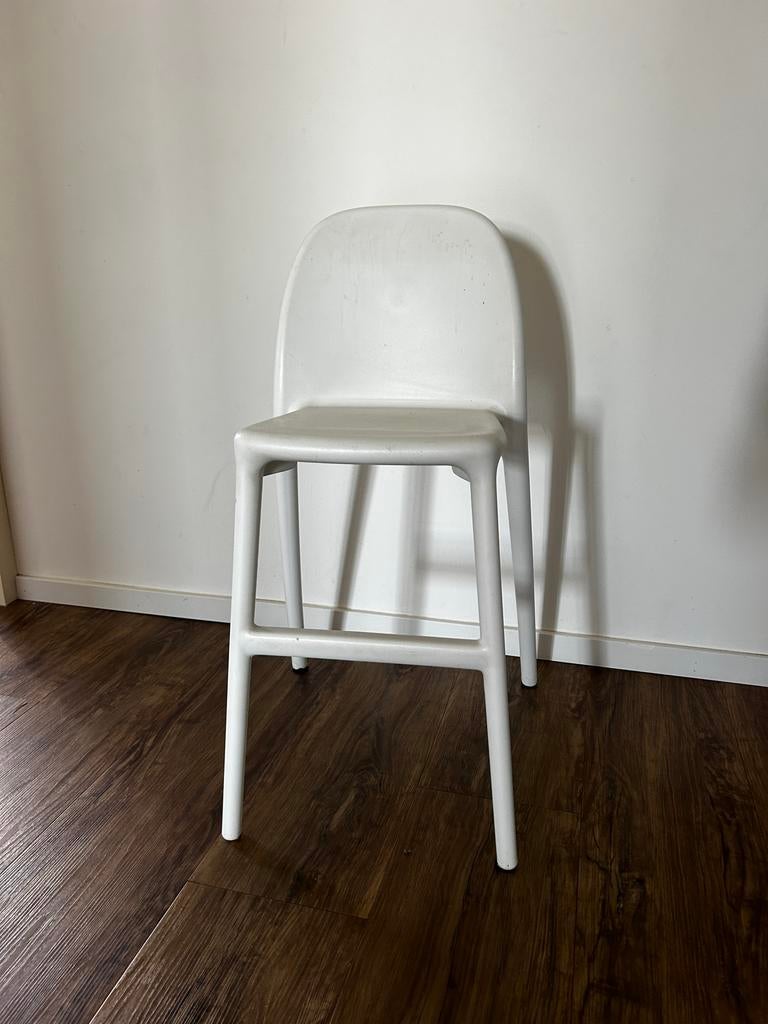 IKEA Urban stoel - Wit, Huis en Inrichting, Stoelen, Ophalen, Kunststof, Gebruikt, Wit