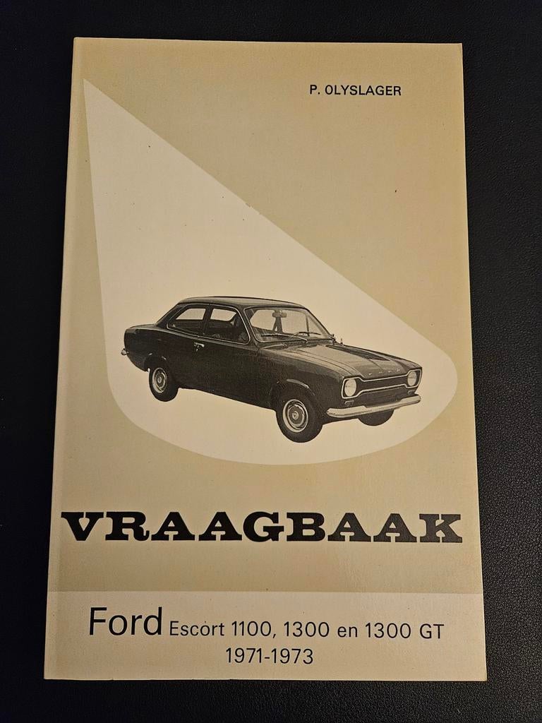 Vraagbaak Ford Escort 1971-1973, Ophalen of Verzenden
