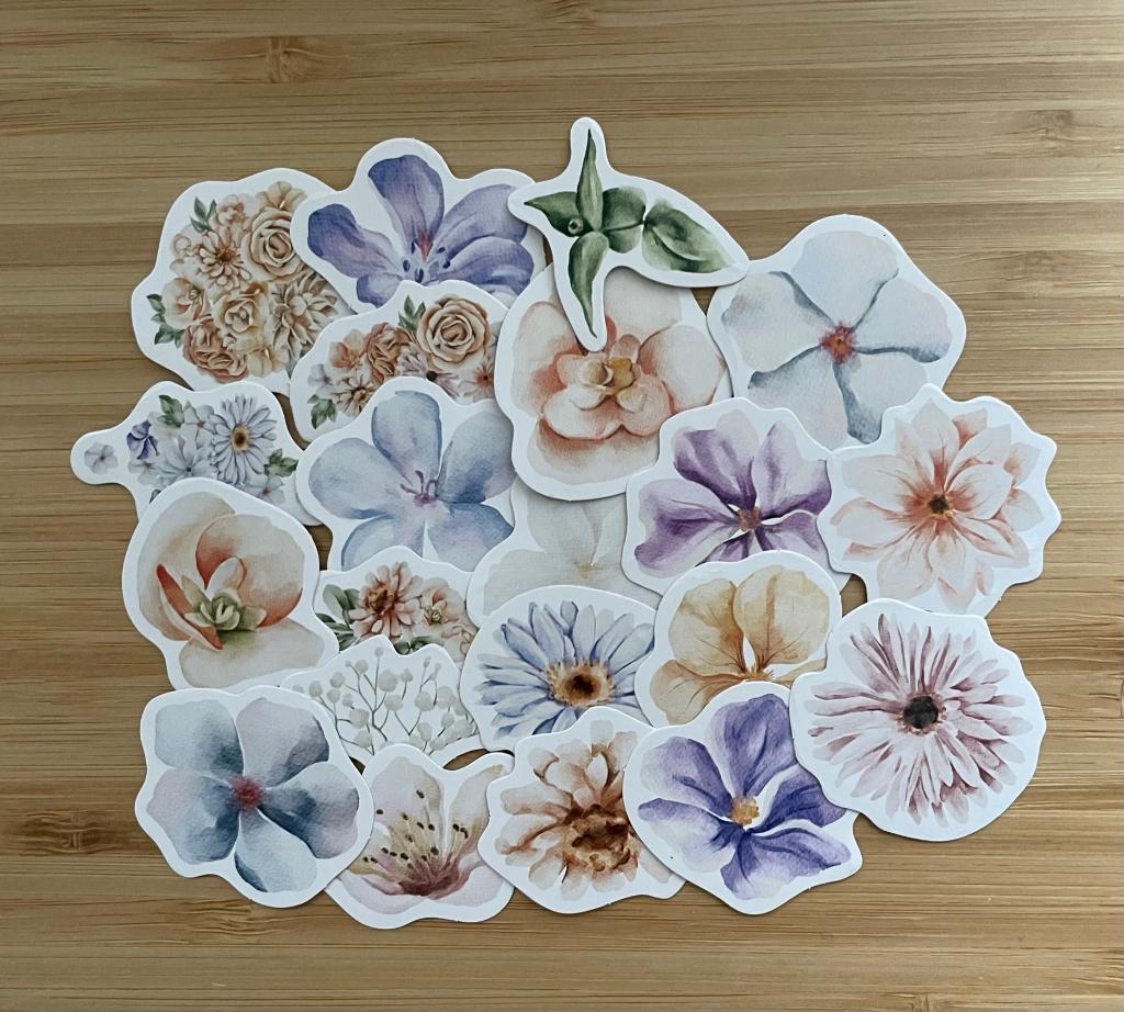 Bloemen stickers, Verzenden, Nieuw, Meerdere stickers