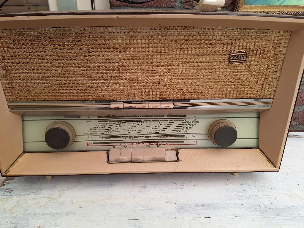 Oude radio, Audio, Tv en Foto, Radio's, Ophalen, Niet werkend, Radio
