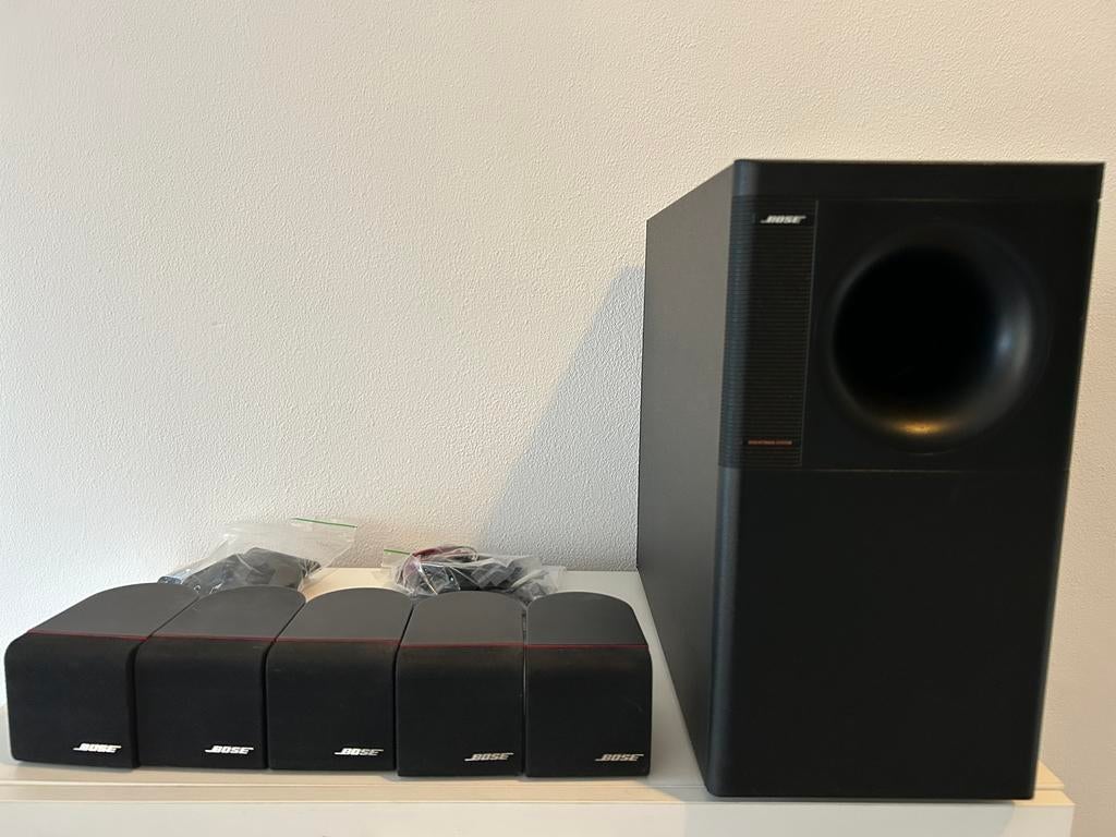 Bose set, compleet met bedrading- z.g.a.n., Ophalen of Verzenden, Zo goed als nieuw, Bose, Minder dan 60 watt