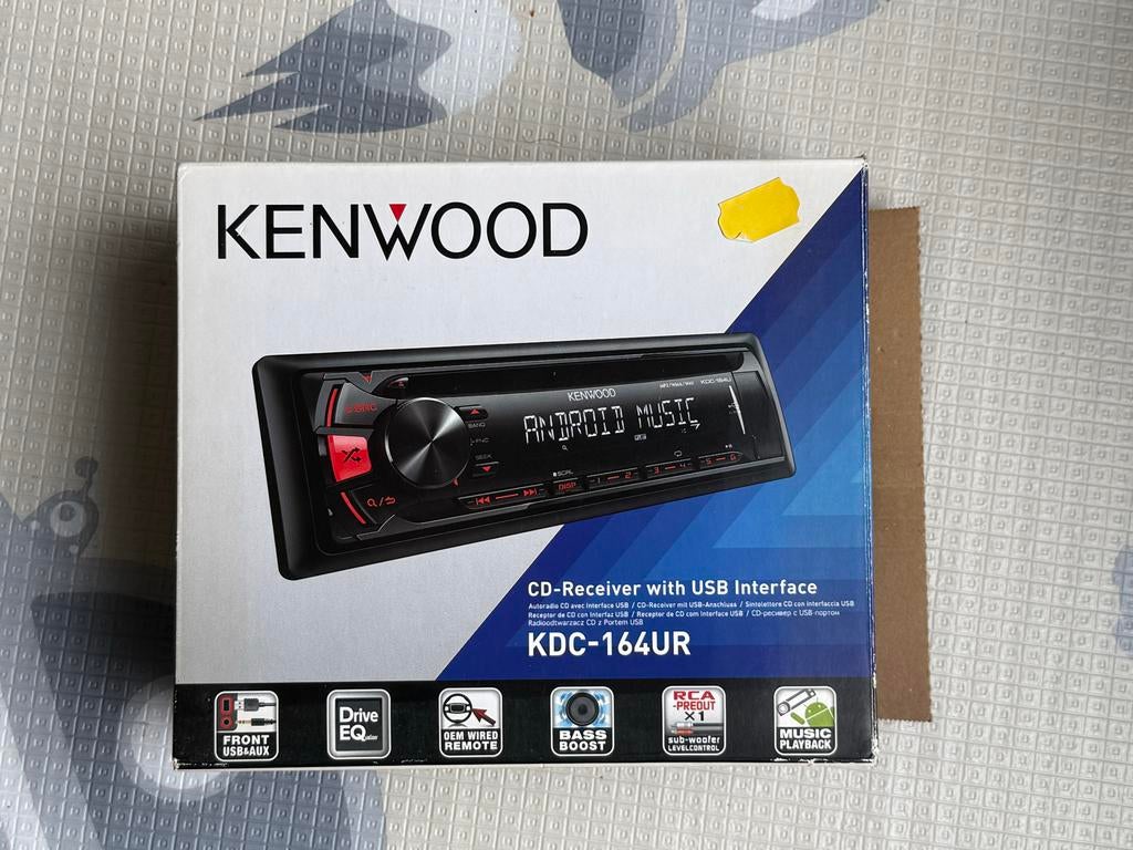 Kenwood KDC-164UR autoradio, Ophalen of Verzenden, Gebruikt