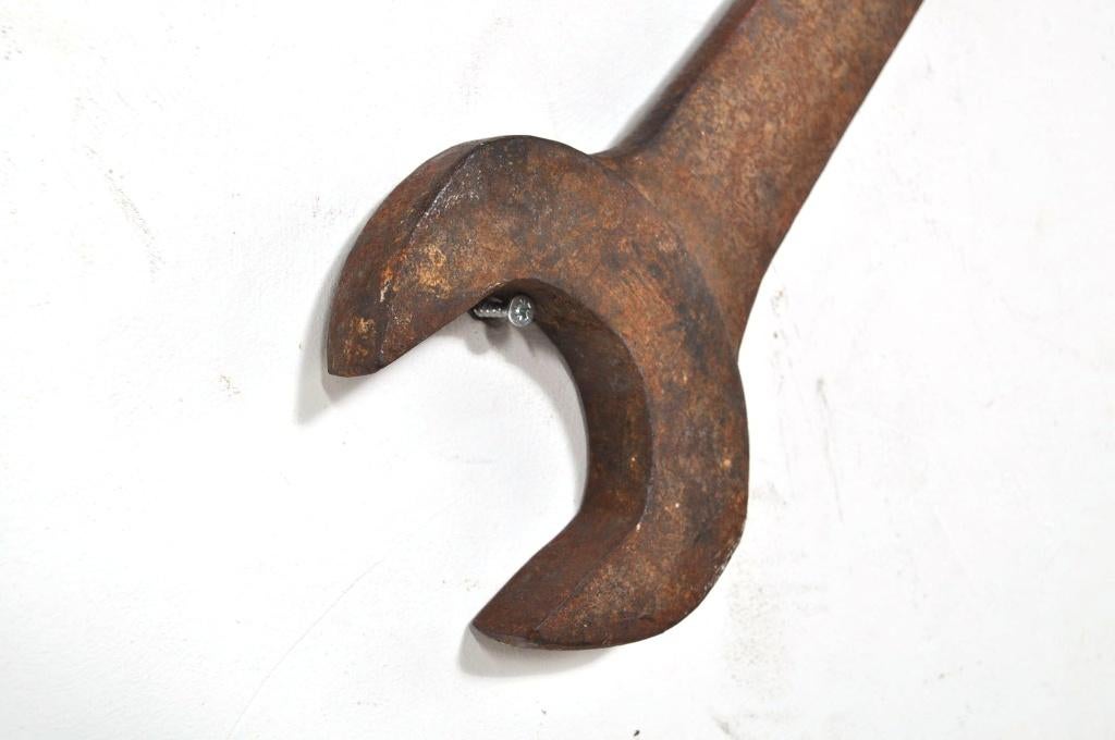 Industriële steeksleutel XL gereedschap deco 58 cm mancave, Ophalen of Verzenden, Gebruikt