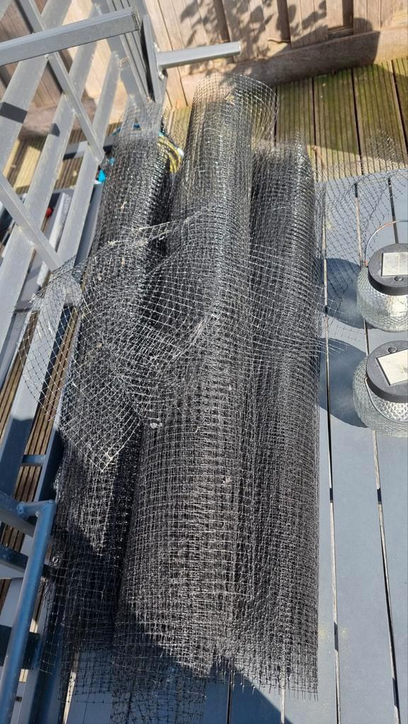 Kattengaas - Gebruikt maar nog functioneel, Tuin en Terras, Gaas en Draad, Gebruikt, Gaas, 10 tot 20 meter, Ophalen