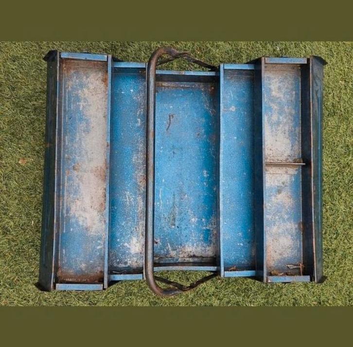 gereedschaps kist vintage al ouder vh merk wesma zie foto s, Doe-het-zelf en Verbouw, Gereedschapskisten, Gebruikt, Ophalen