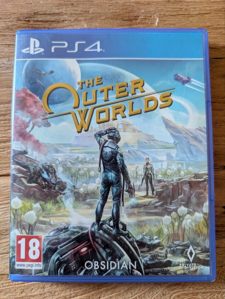 The Outer Worlds PS4/PS5 - RPG Avontuur, Vanaf 18 jaar, 1 speler, Ophalen of Verzenden, Zo goed als nieuw