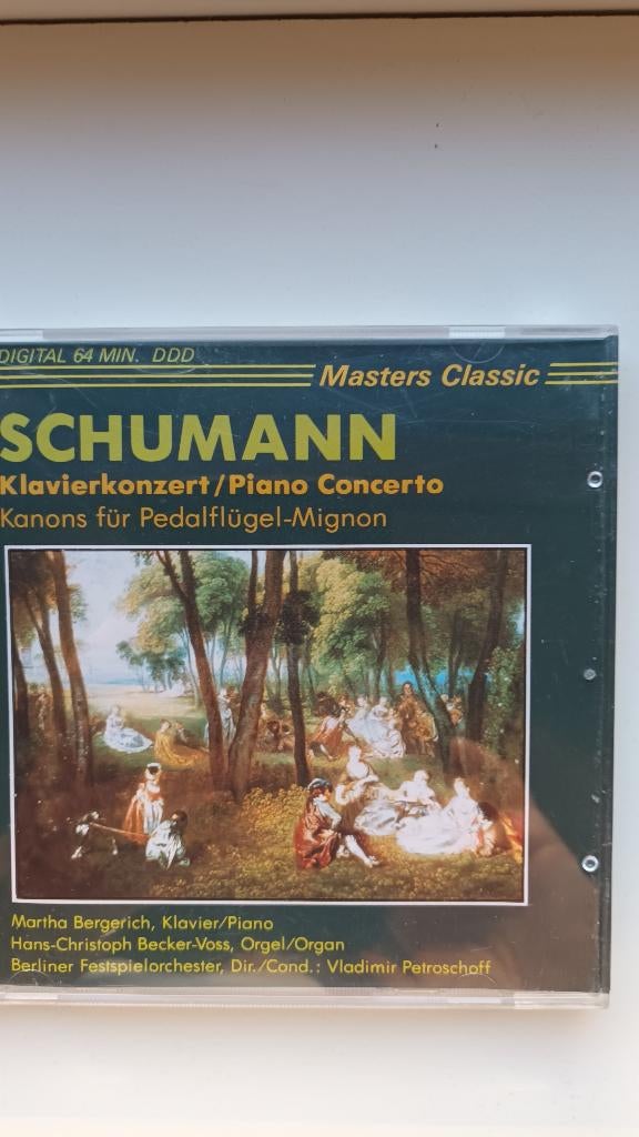 Schumann - Pianoconcerten - Requiem voor Mignon, Ophalen of Verzenden, Classicisme, Zo goed als nieuw, Vocaal