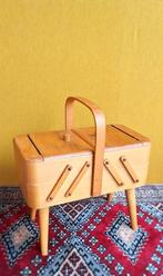 Vintage harmonica kastje / handwerk opbergbox, Gebruikt, Vintage, Ophalen of Verzenden, Nvt