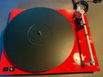 Thorens TD 203 rood, 10 uur gedraaid, Ophalen of Verzenden, Zo goed als nieuw, Platenspeler, Thorens