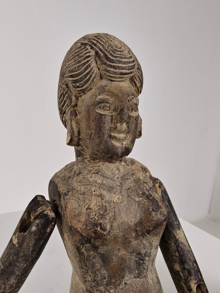 Antiek Setje Chinese Houten Vruchtbaarheidsbeeldjes, Antiek en Kunst, Antiek | Woonaccessoires, Ophalen of Verzenden