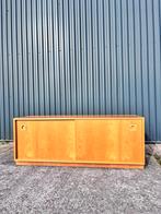Vintage dressoir lowboard tvmeubel schuifdeurtjes, Ophalen, F, Gebruikt, 25 tot 50 cm