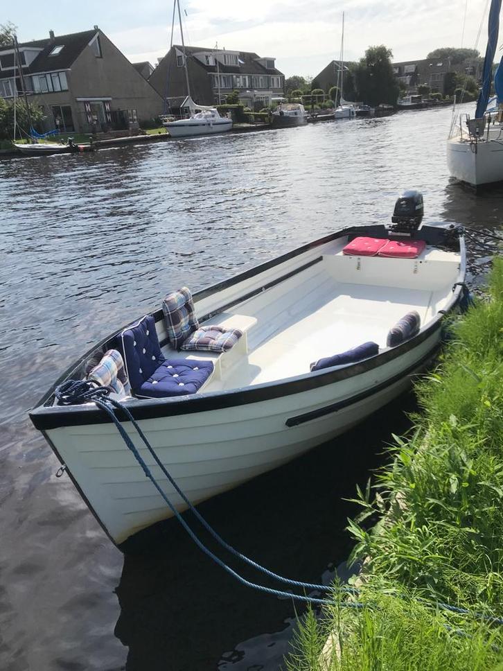 Sloep, Watersport en Boten, Sloepen, Gebruikt, Tot 10 pk, 3 tot 6 meter, Buitenboordmotor, Benzine, Polyester, Ophalen