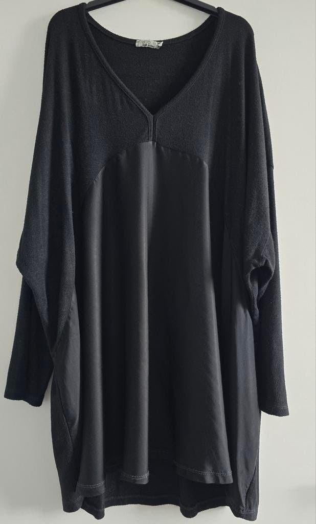 Zwart T-shirt met lange mouwen 44/46, Kleding | Dames, T-shirts, Ophalen of Verzenden