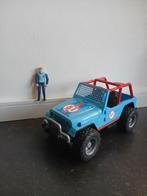 Bruder crossauto blauw inclusief poppetje, Ophalen of Verzenden, Auto offroad