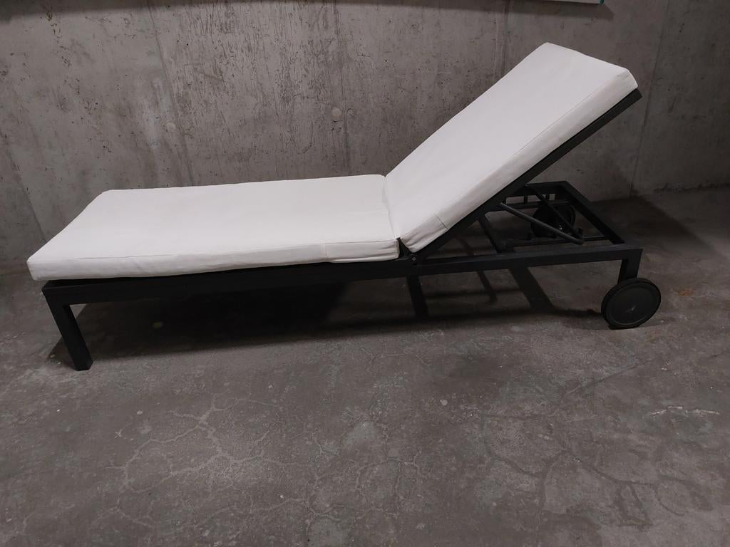 Life verstelbaar ligbed met matras, Tuin en Terras, Ophalen, Aluminium, Verstelbaar