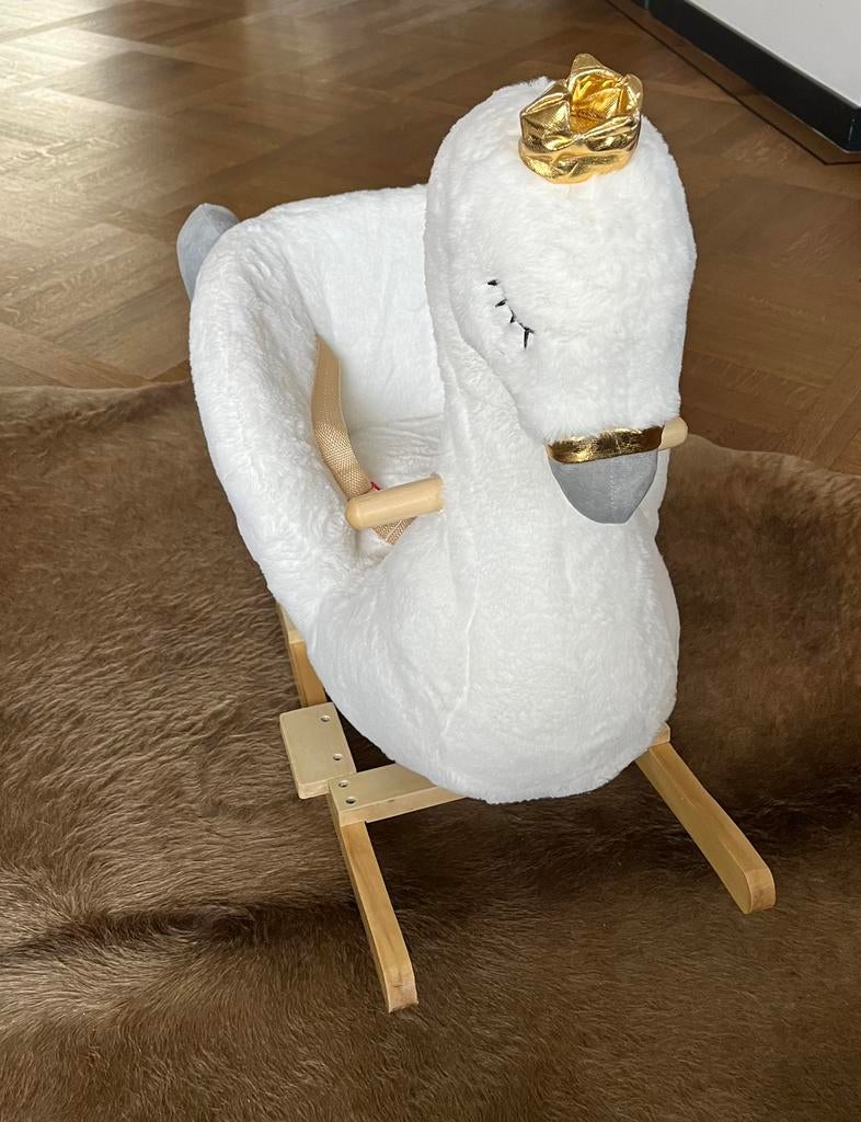 Schommel zwaan, Kinderen en Baby's, Speelgoed | Hobbelfiguren, Nieuw, Ophalen of Verzenden