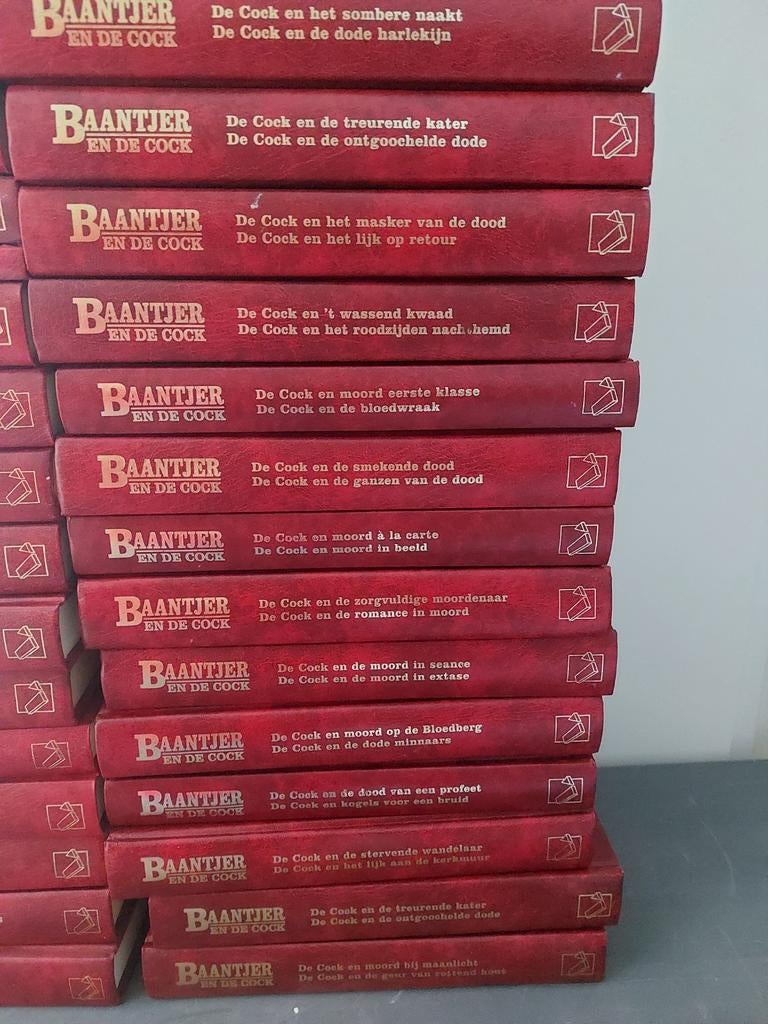 Grote collectie: 30 Baantjer boeken - De Cock en..., Ophalen, Gelezen, A.C. Baantjer