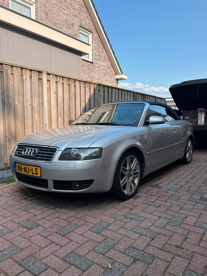 Audi A4 3.0 V6 162KW Cabrio AUT 2002 Grijs, Auto's, Audi, Particulier, A4, Benzine, E, Cabriolet, Automaat, Geïmporteerd, Zilver of Grijs