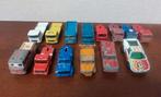 Partij 14x Vintage Majorette Trucks & Auto’s – Jaren ’70/’80, Gebruikt, ., Ophalen of Verzenden, .