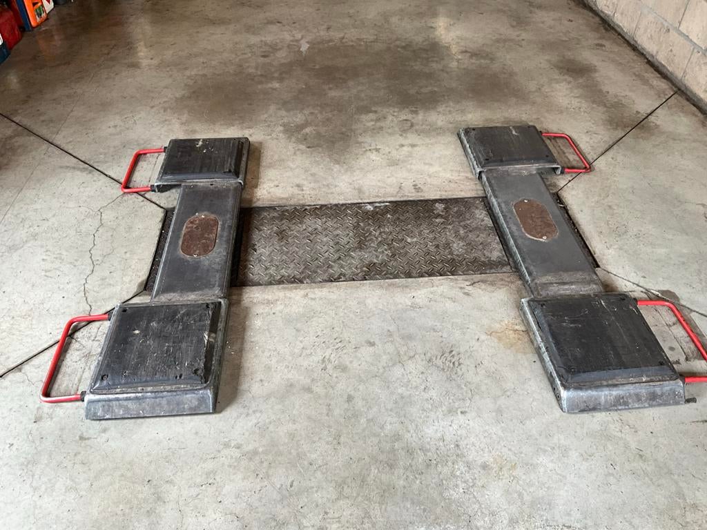 Inbouw hefbrug voor voertuigonderhoud nussbaum, Auto diversen, Autogereedschap, Ophalen of Verzenden, Gebruikt