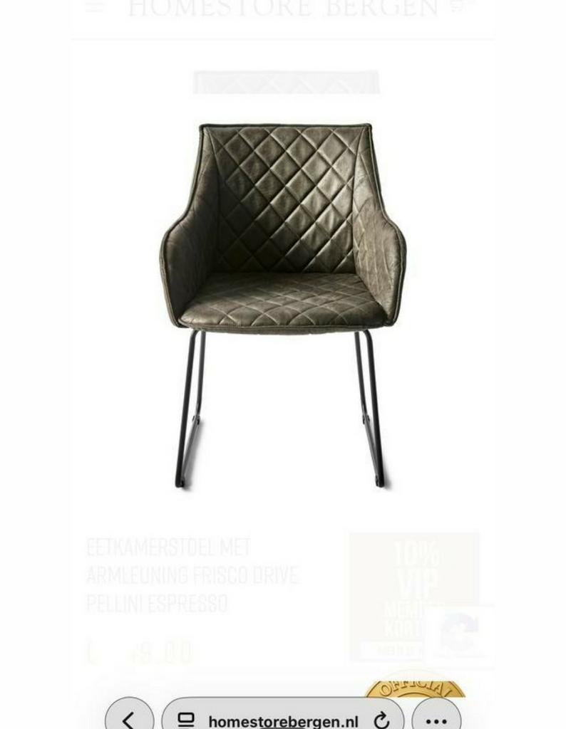 2x Riviera Maison Frisco Drive eettafel stoelen. Nieuw, Huis en Inrichting, Stoelen, Ophalen of Verzenden, Stof, Twee