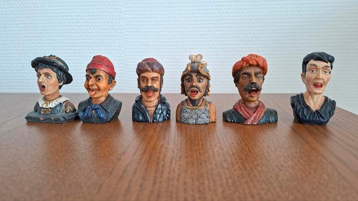 6 Gapers van de Gouden Gaper collectie - Zeer goede staat, Verzamelen, Beelden en Beeldjes, Zo goed als nieuw, Overige typen, Ophalen of Verzenden
