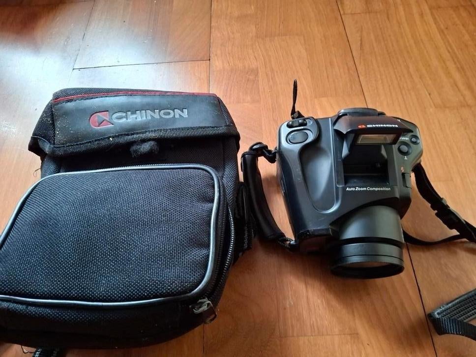 Chinon auto zoom composition camera, Ophalen of Verzenden, 20x of meer, Overige typen