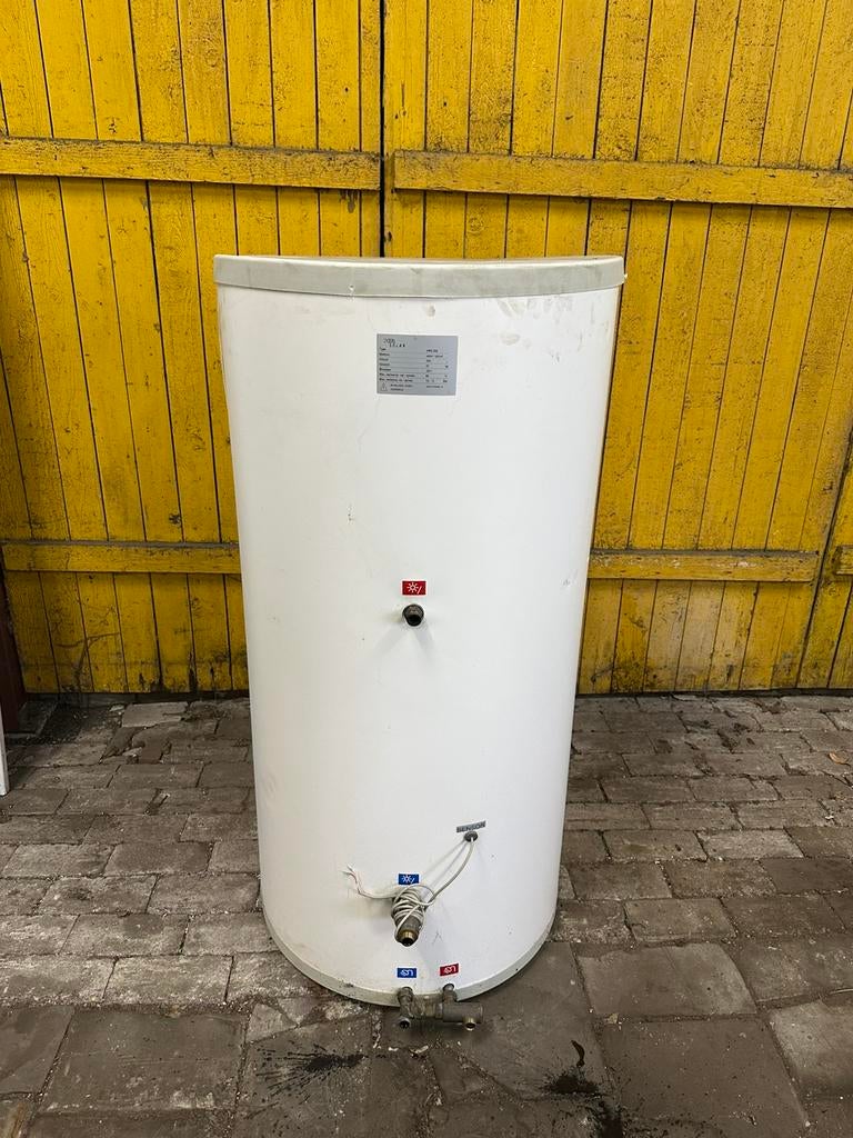 HR Solar HRS 200 RVS zonneboiler/buffervat 200L (geïsoleerd), Doe-het-zelf en Verbouw, Geisers en Boilers, Zo goed als nieuw, Boiler