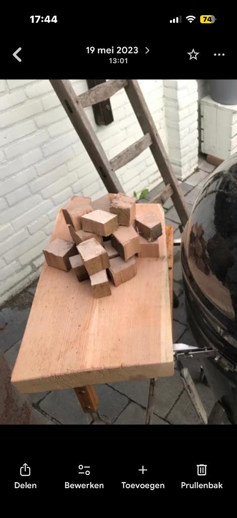 Rookhout chunks beuken & Rookmot, Ophalen of Verzenden, Nieuw