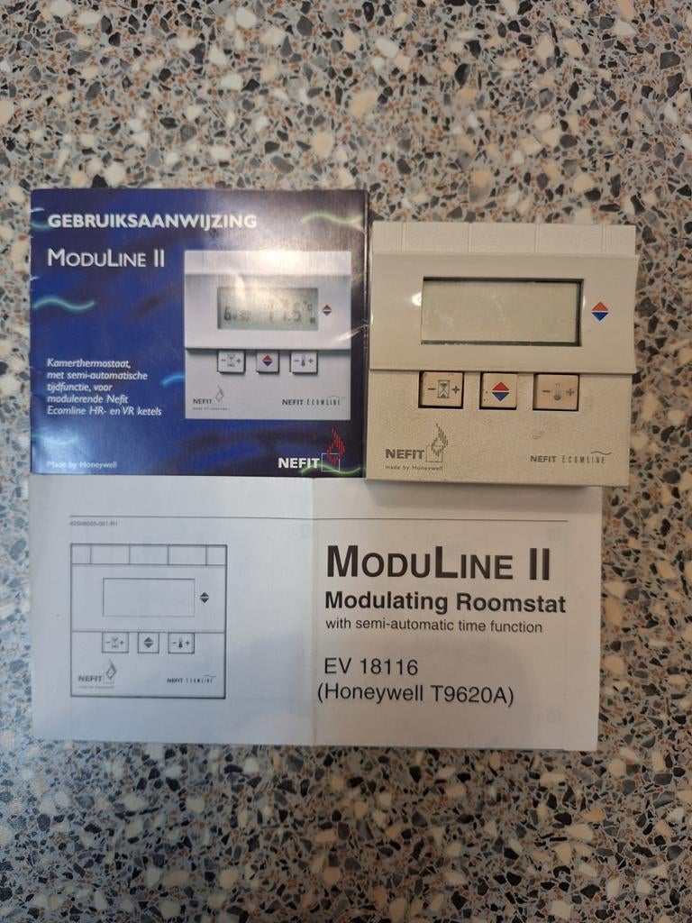 Thermostaat nefit ecomline, Doe-het-zelf en Verbouw, Gebruikt, Minder dan 30 cm, Minder dan 60 cm, Minder dan 200 watt