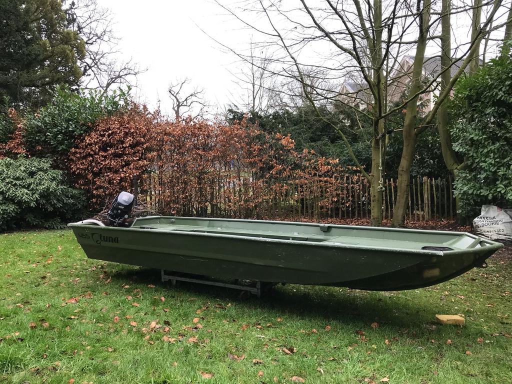 Robuuste Aluminium Platbodem Boot - Ideaal voor Vissen, Ophalen, Gebruikt, Overige brandstoffen, Aluminium