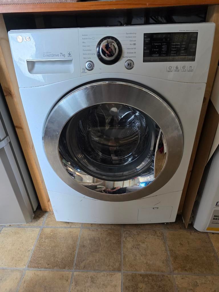LG Direct Drive 7kg Wasmachine - Voorlader, Gebruikt, Ophalen of Verzenden, Voorlader, 85 tot 90 cm