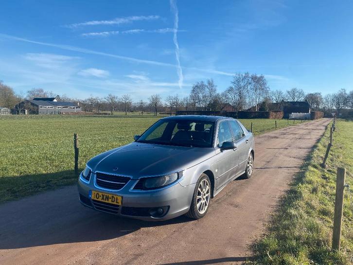 Saab 9-5 2.0 T Sport Sedan AUT 2007 Grijs, Auto's, Saab, Particulier, Saab 9-5, ABS, Airbags, Airconditioning, Cruise Control