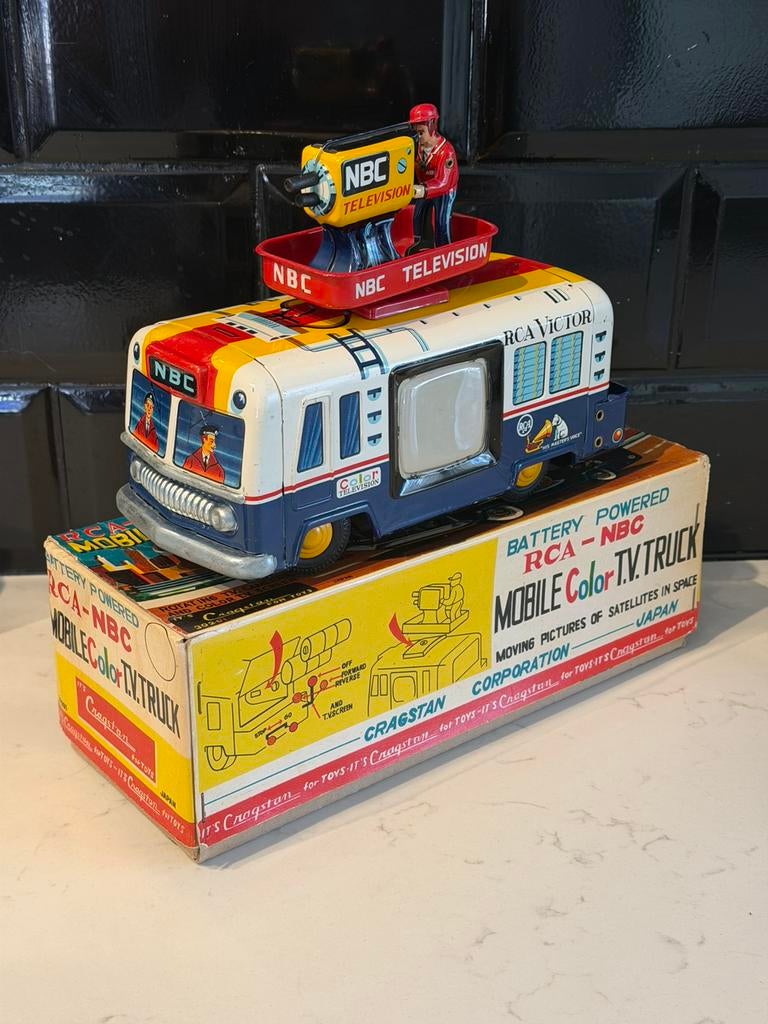 Uniek: RCA-NBC Mobile TV Truck (Japan)–Museumkwaliteit +Doos, Ophalen of Verzenden
