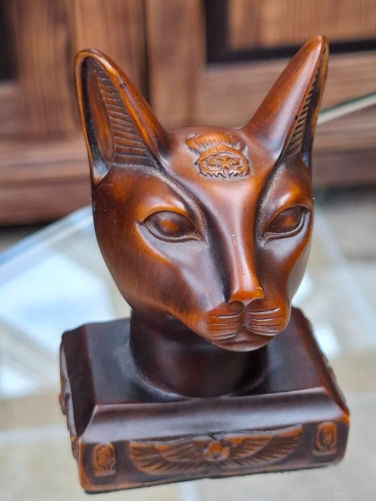 Egyptisch Kat Beeldje - Bastet, Antiek en Kunst, Ophalen of Verzenden