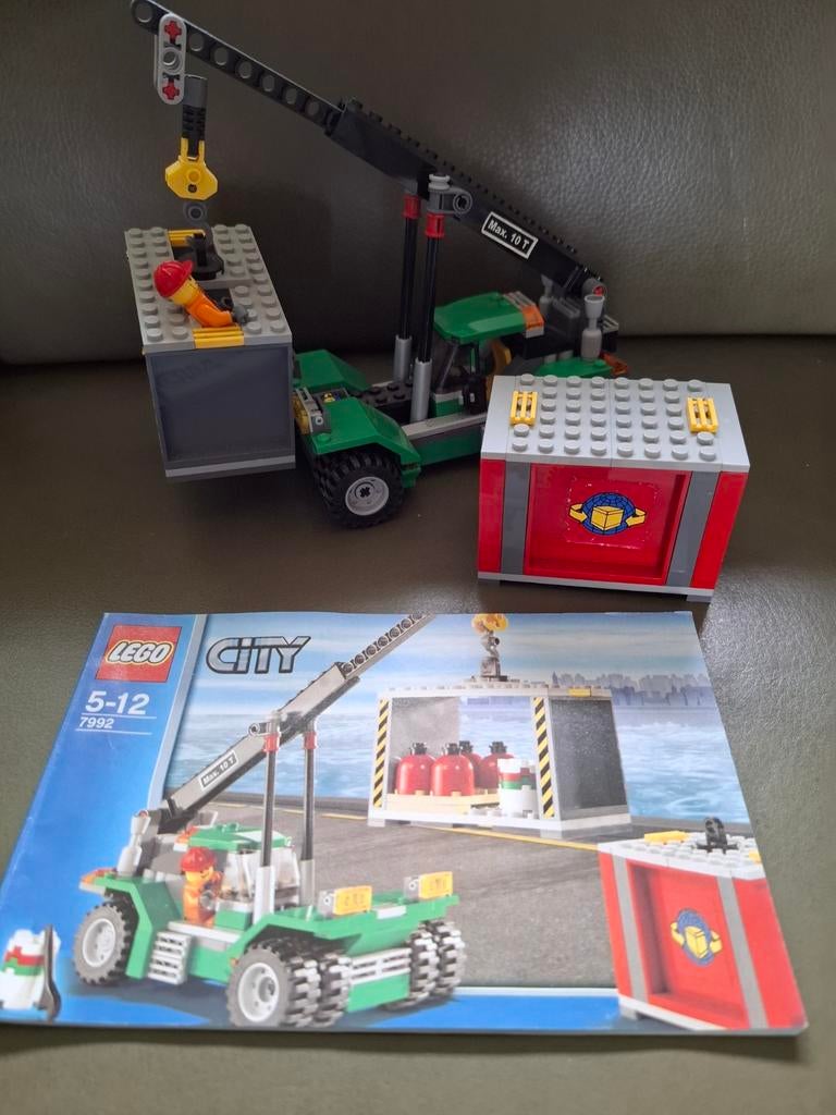 Lego City 7992 Container Stapelaar met Container, Kinderen en Baby's, Speelgoed | Duplo en Lego, Ophalen of Verzenden