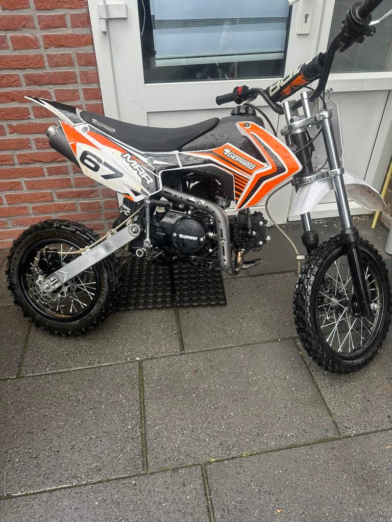 crossmotor nitro 125cc 4versnellingen,weinig gebruikt, Ophalen, Zo goed als nieuw, 125 cc, Overige typen