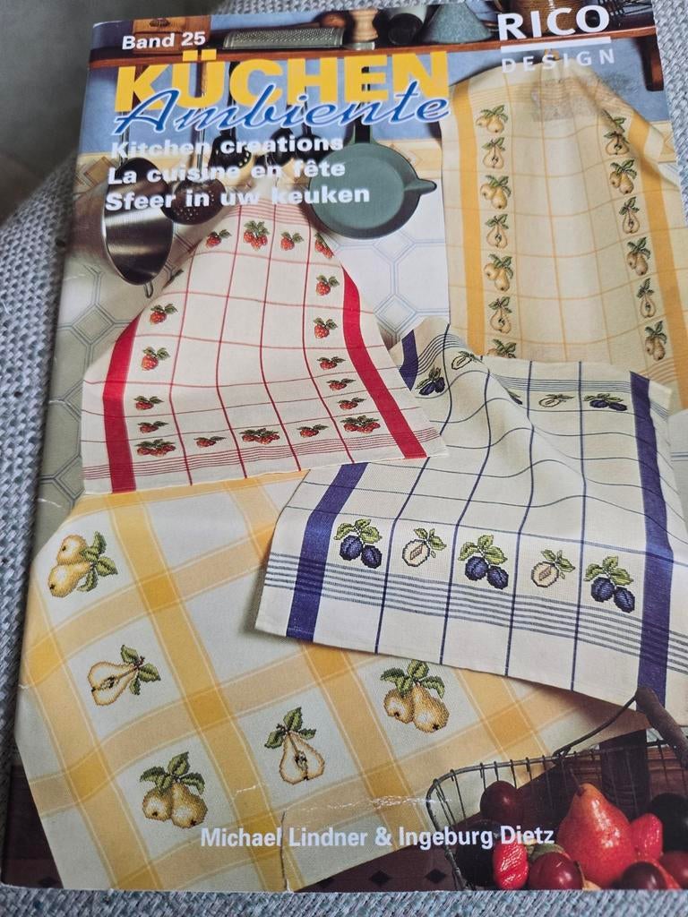 Rico borduurboekje Küchen Ambiente nr. 25, Ophalen of Verzenden, Zo goed als nieuw, Patroon