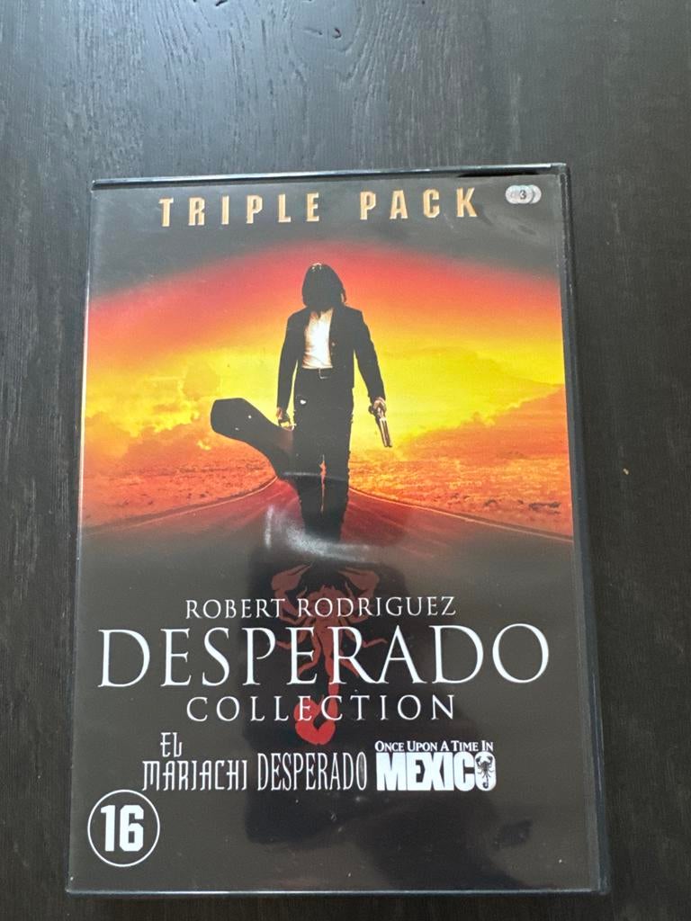 Desperado Collection Triple Pack DVD (El Mariachi, Desperado, Vanaf 16 jaar, Boxset, Actiethriller, Ophalen of Verzenden
