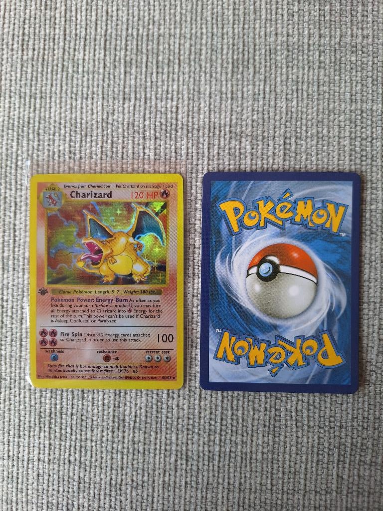 Proxy charizard first edition, Hobby en Vrije tijd, Verzamelkaartspellen | Pokémon, Ophalen of Verzenden