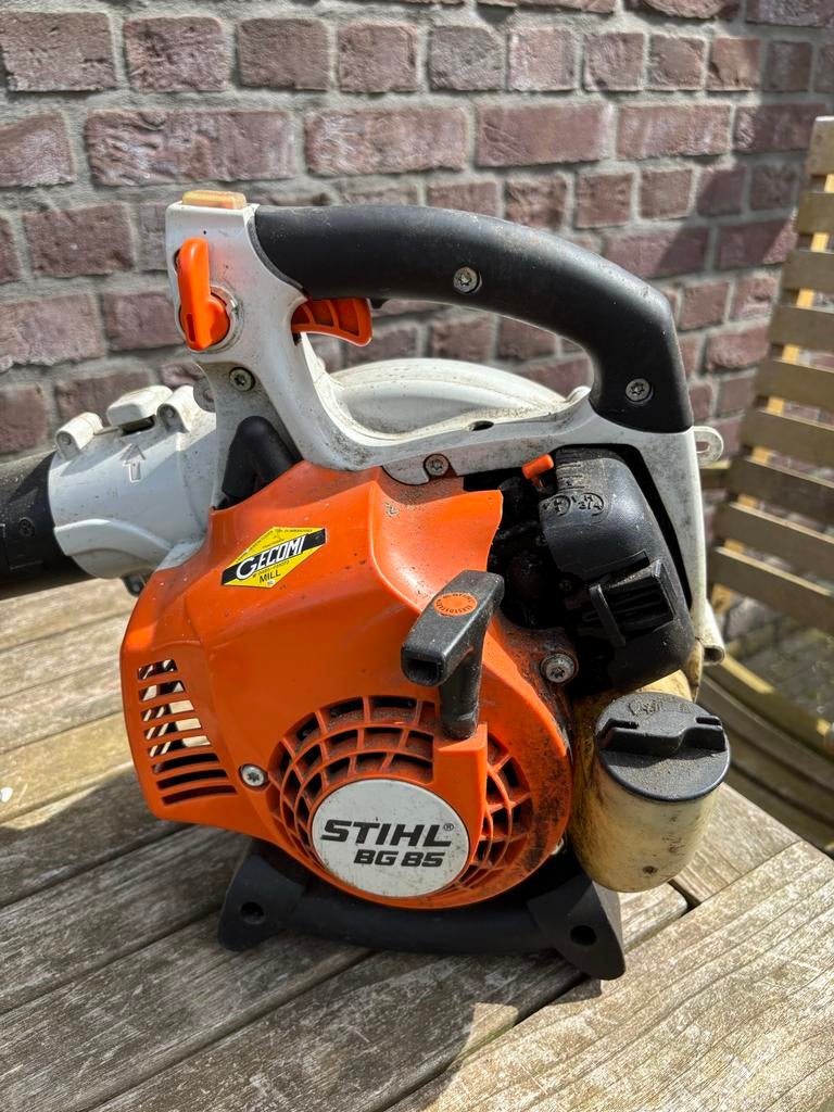 Stihl BG85 benzine bladblazer, Tuin en Terras, Bladblazers, Ophalen, Gebruikt, Benzine, Handgedragen