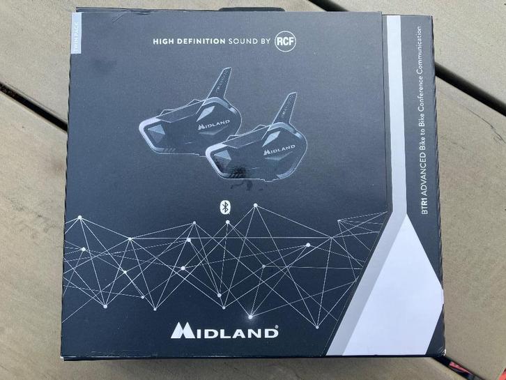 Midland BTR1 Advanced Bike to Bike Conference Communication, Motoren, Accessoires | Overige, Zo goed als nieuw, Ophalen of Verzenden