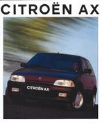 Brochure Citroen AX 1992, Ophalen of Verzenden, Gelezen, Citroën