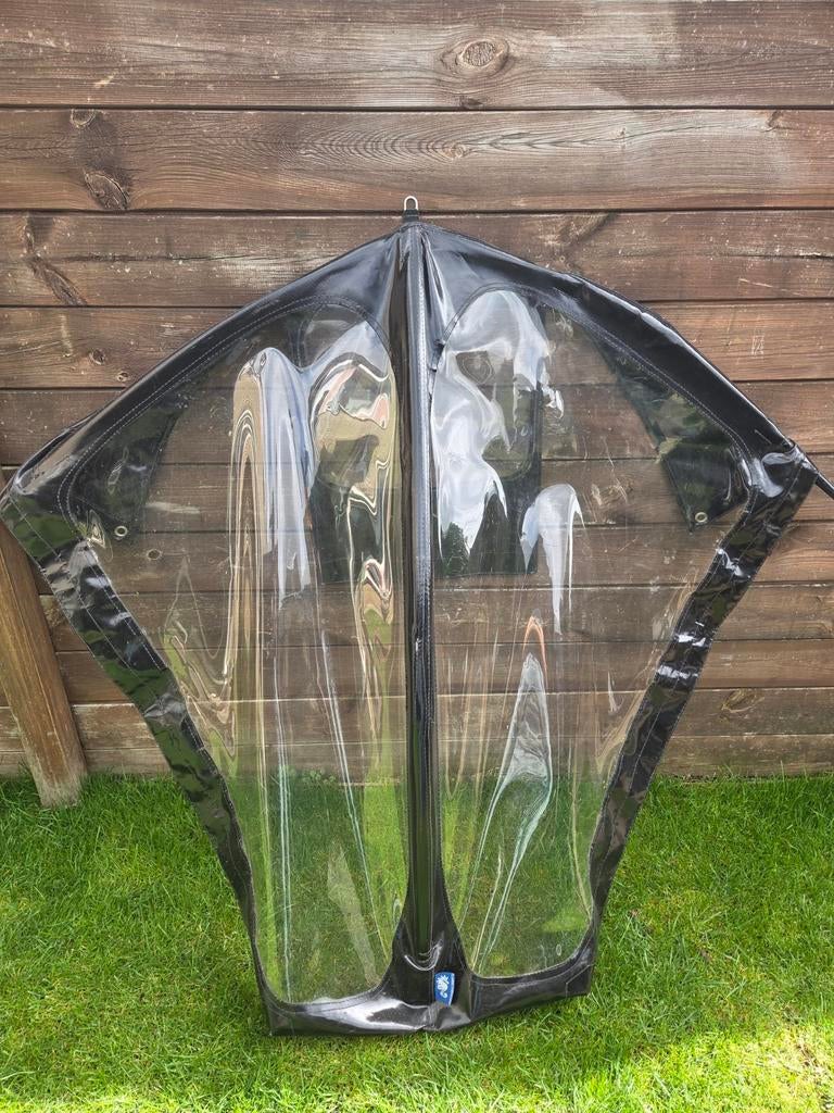 Regenhuif cargo long bakfiets, Ophalen