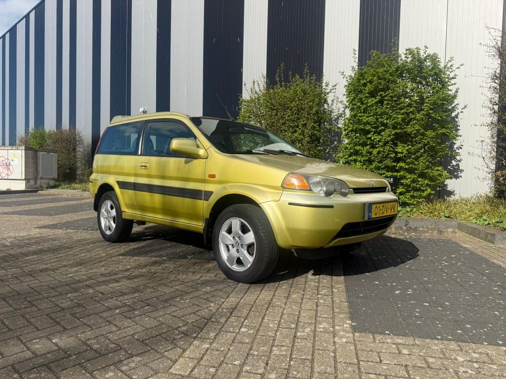 Honda HR-V 1.6 2WD 2000 Geel Airco Trekhaak, Auto's, Honda, Voorwielaandrijving, Stof, 49 €/maand, 1200 kg