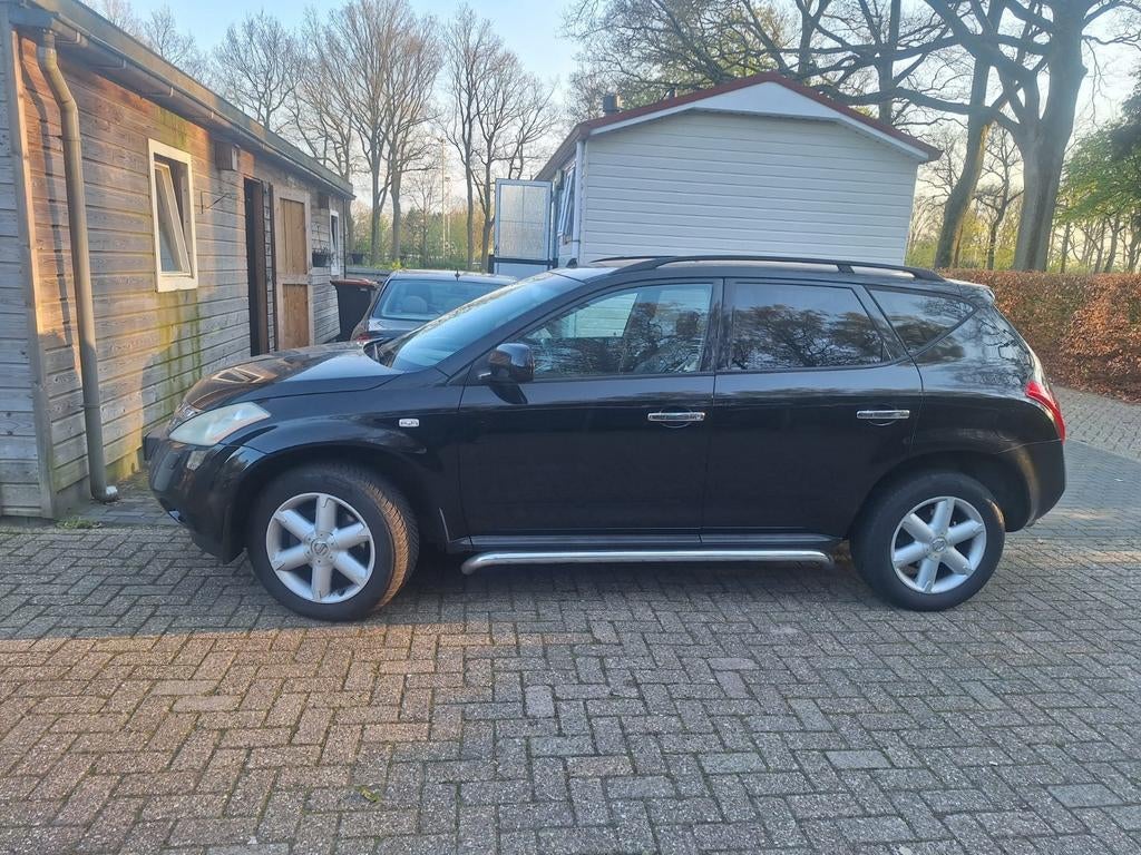 Nissan Murano 3.5 V6 CVT 2006 Zwart, Auto's, Nissan, Automaat, Murano, 234 pk, Origineel Nederlands