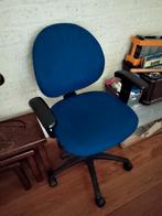 Bureaustoel blauw, Ophalen, Blauw, Bureaustoel