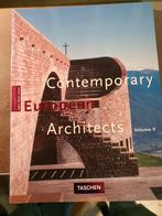 CONTEMPORARY EUROPEAN ARCHITECTS Taschen volume V, Ophalen, Zo goed als nieuw